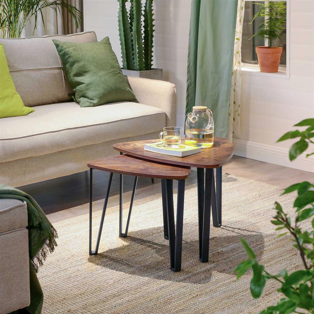 VASAGLE 3 Piece Nesting Coffee Tables Set – HomeJoy